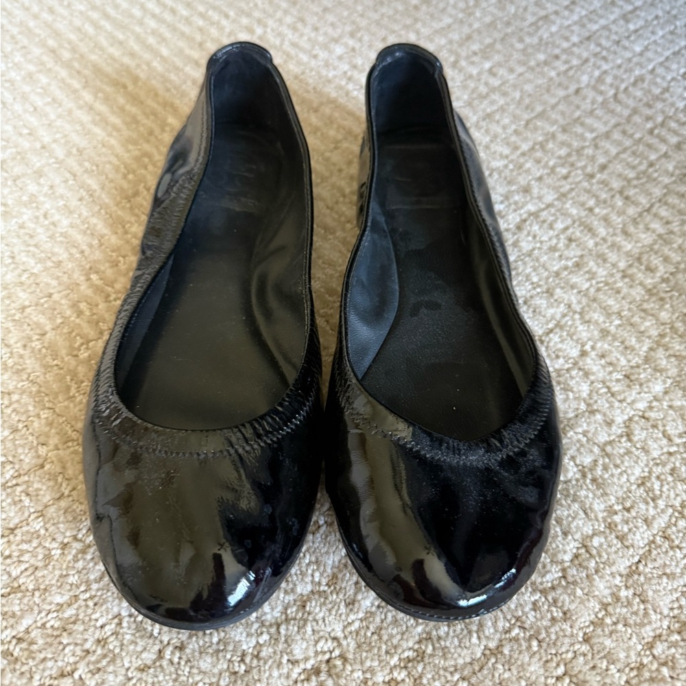 Tory Burch Eddie Classic Black Women's Ballet Flats